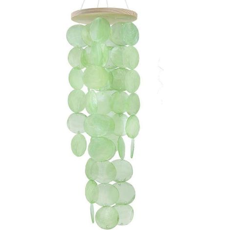Carillon éolien d'extérieur – Carillon éolien coquillage style bord de mer, convient à une utilisation intérieure et extérieure, décoration de jardin, idéal pour les femmes - JBMEDIA (1/4)