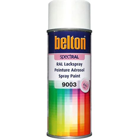 Pintura en aerosol Spectral Brillante 400ml Ral 9003 Blanco Señal - Belton Auto-k