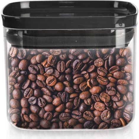 Contenitore quadrato da 700 ml per prodotti sfusi con coperchio e sigillo. (1/5)