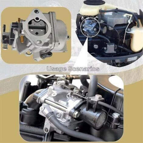 Carburateur Moteurs Hors-Bord Compatible Mercury Mariner 2 2.5 3.5 4 5 6 853720T25 803522T03