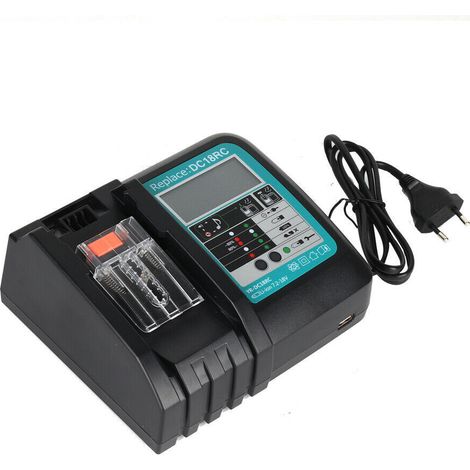 DC18RC 14,4V-18V SchnellLadegerät für Makita DC18RA DC18RD für Makita Ladegerät 18V Lithium Akku BL1860B BL1850 BL1850B BL1430 BL1415 BL1830B LXT Werkzeug Akku (1/5)