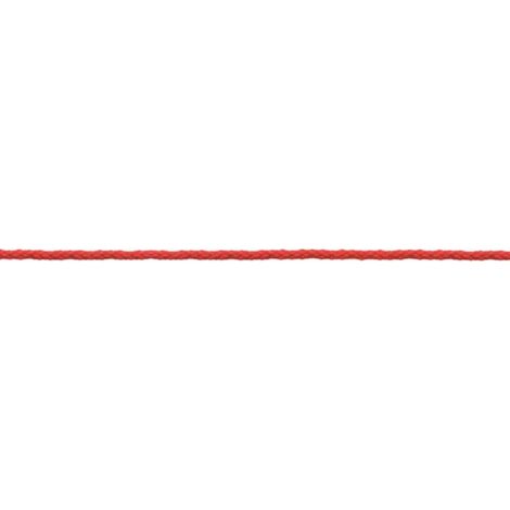 Corda cordino in plp rosso diametro 3 mm metri 10 - masidef (1/2)