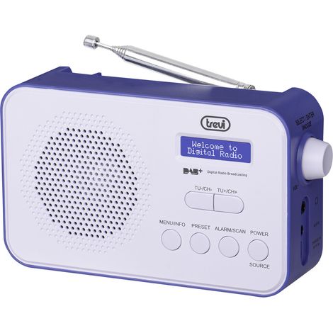 Trevi DAB 7F92 R Laptop Digital Blue, White (1/4)