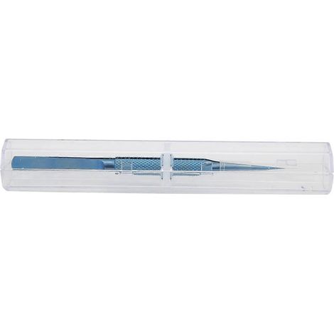 Pinzette aus Titanlegierung, 0,15 mm, antimagnetisch, Reparatur-Mikroskoppinzette, Befestigungszubehör