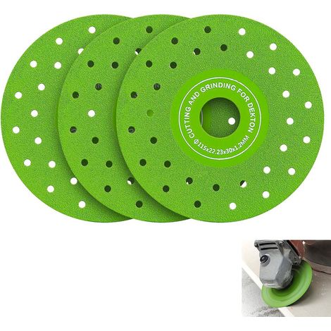 3 Stück 115 mm Diamanttrennscheibe ultradünn Porzellan Glas Keramik (1/5)