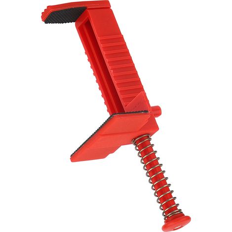 Outil de plomberie pour maçonnerie (lot de 2) : outil de nivellement et de mesure, accessoire de quincaillerie en plastique rouge, tire-tuyau pour maçonnerie rouge (1/5)