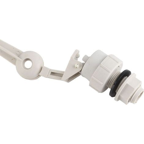 Robinet Flottant DN15 ABS pour Aquaculture et Contrôle d'eau, Ballon 10.5x6.5cm, Filetage 1/2in (1/5)
