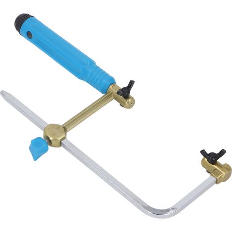 Scie à arc pliante 70mm à main pour découpe bois, bricolage, chantier et loisirs créatifs (1/5)