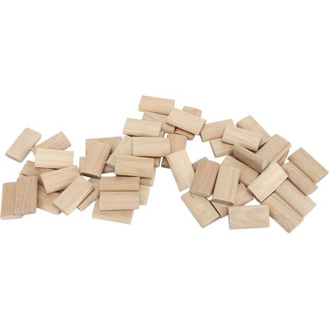 Bouchon en bois de hêtre à tenon domino 840 mm, connecteur pour l'assemblage de meubles en bois (1/5)