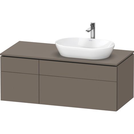 Duravit L-Cube Konsolenwaschtischunterbau wandhängend, inklusive