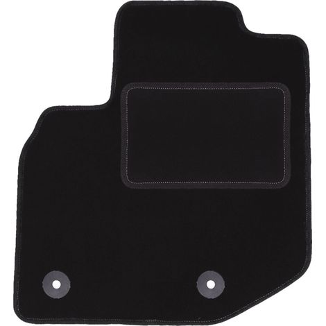 Fahrermatte aus Velours für: Honda Jazz III Schrägheck (2011–2014), schwarz