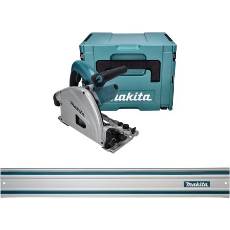 Sierra de inmersión Makita SP 6000 J 1300 vatios 165 x 20 mm + carril guía 1500 mm + Makpac