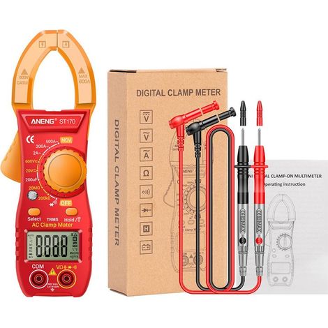 500A AC/DC Digital Clamp Meter – 2000 Count Multimeter, 30mm Jaw Opening, Measures Voltage, Capacitance and Continuity (1/5)