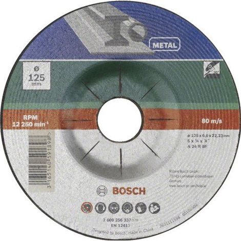 BOSCH DIY SCHRUPPSCHEIBE METALL FÜR WINKELSCHLEIFER (Ø 125 MM) (1/3)