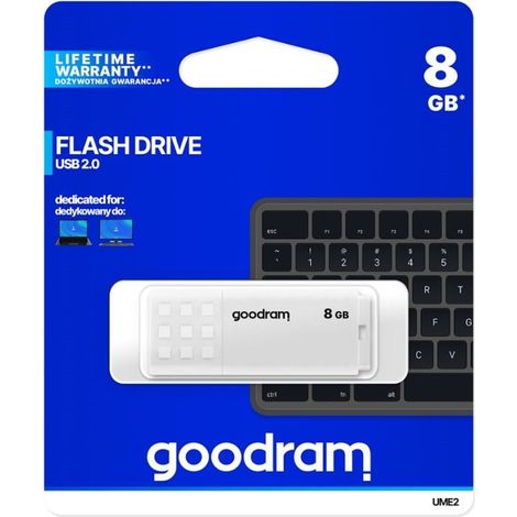 Goodram 8 GB USB 2.0 weißer USB-Stick (1/4)