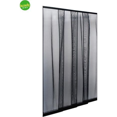 Zanzariera a tenda IRS Ecco Strip cm 140x240 nero (1/2)