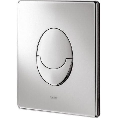 Grohe Betätigungsplatte Start chrom Zweimengenspülung Drückerplatte Spülung