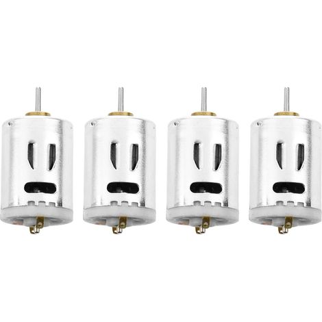 4X DC 12V 1-1.2A 15000RPM Couple Eleve Moteur Electrique pour Bricolage Voitures (1/5)