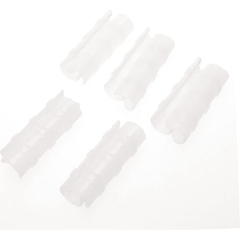 10pièces Lot De Boucles à Pression Abs Pour Accessoires De Serre Jardin Convient Pour Blanc (1/5)
