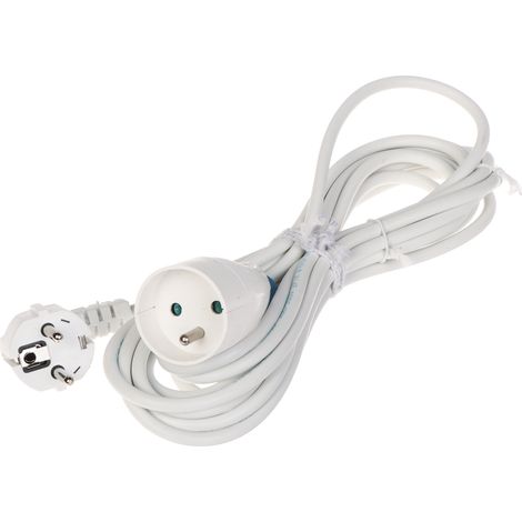 Verlängerungskabel mit Erdung PS-3X1.0-5M/W 5 m
