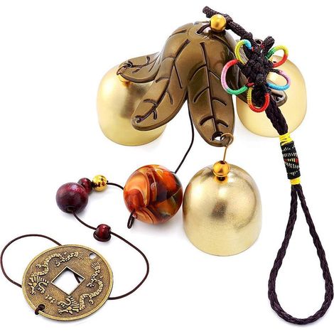 Carillon Feng Shui Laiton 49,5cm pour Jardin & Terrasse