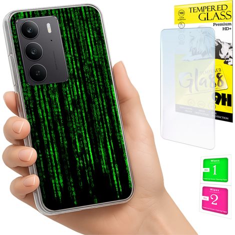 Funda para Realme C75 / 14X 5G con cubierta trasera para fotos y cristal 9H. (1/5)