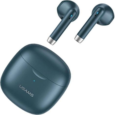 Cuffie wireless Bluetooth 5.0 TWS usams, colore blu navy. (1/5)
