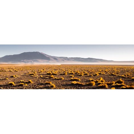 Tableau sur toile plaine et montagne 30x97 cm - Impression sur Toile Murale Décorative - Image imprimée en HD sur Toile - Toile sur Châssis en Bois FSC - Fabriqué en France (1/4)