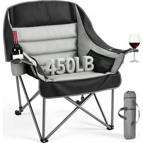 Chaise de Camping Pliante et Portable, Fauteuil Pliable Camping (1/3)