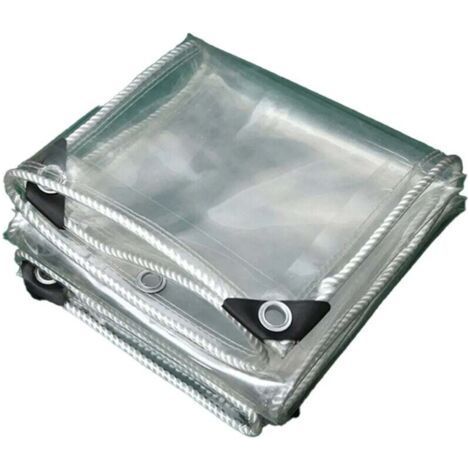 Transparent PVC protective cover 2x1.5m for garden furniture, resistant to cold, rain, frost (1/4)