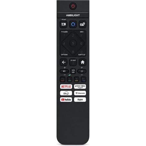 Télécommande de Remplacement Compatible TV Philips SRC-3215-01, Rétroéclairée, sans Configuration, sans Commande Vocale (1/5)