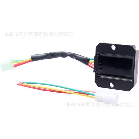 ATV 4WD ATV 12V 4-pin CG125-250CC GY6 rectifier and regulator with connecting cable (1/4)