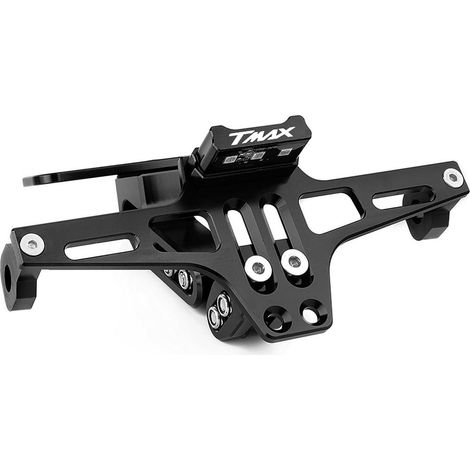 Kennzeichenhalter CNC Aluminium für TMAX500 TMAX530 SX/DX TMAX560 Schwarz (1/5)