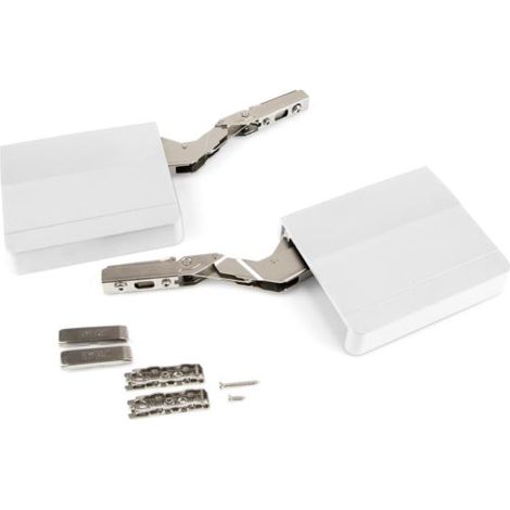 Emuca Compás elevable Agile Smart, 960 - 2350, Plástico blanco, Acero y Plástico -