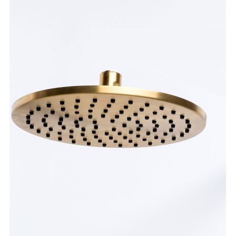 Soffione Doccia Tondo Diametro 20 cm Oro Tevere (1/2)