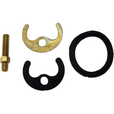 Set of 4 Brass Basin Tap and Horses Fixing Bolts with M8 Plate (1/3)