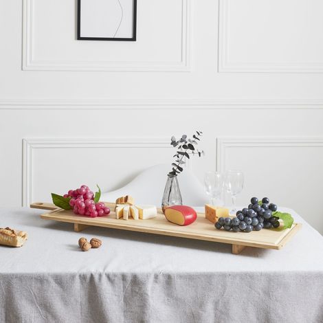 Planche de service - HOME DECO FACTORY - Bamboo 88cm - Marron (1/5)