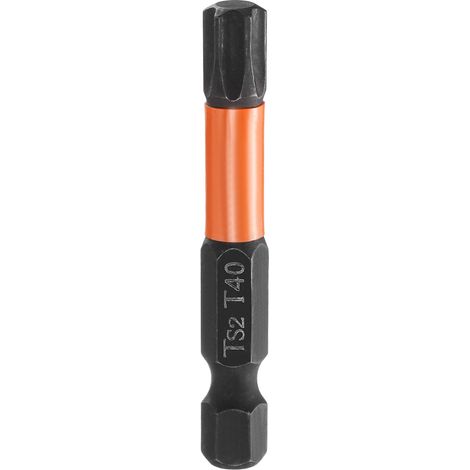 Embout Tournevis Torx T40 Tige Hexagonale 1/4" Longueur 2" (50mm) (1/5)