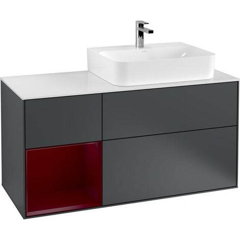 Villeroy & Boch G141HBHG Armoire sous-lavabo Finion G14 (1/2)