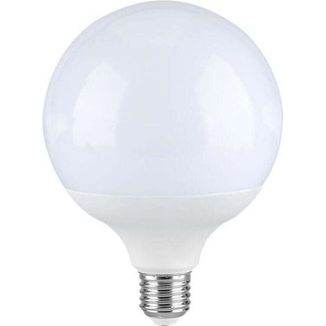 Ampoule LED E27 25W G120 – Angle de faisceau de 200° – Efficacité et économie d'énergie maximales – Blanc froid (6500 K) (1/4)