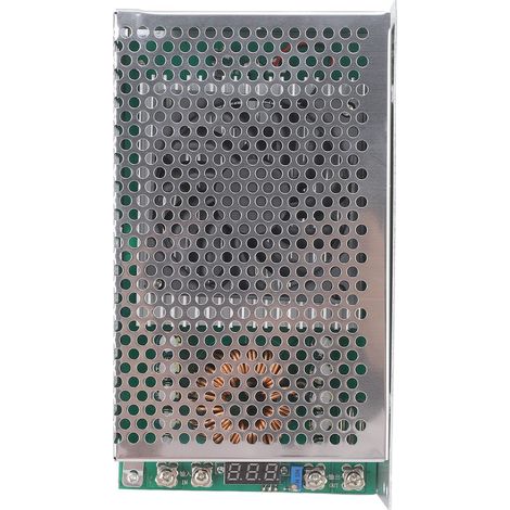 Converter DC-DC Buck Adjustable Module, Régulateur de Tension Haute Puissance 1500W 50A, 25‑90V Input 2.5‑60V Output, Aluminium, Protection Multiple, Ventilateur Intégré. (1/5)