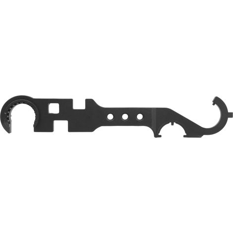 Clé Multifonction AR15 en Acier 4140 pour Écrou de Canon et Crosse (1/5)