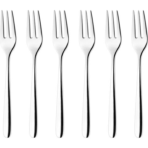 Set 6 forchettine Frida in acciaio cm 15,5