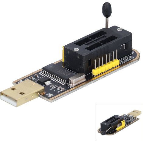 Programmateur USB CH341A pour Flash BIOS, Débogage et Sauvegarde de Mémoire (1/5)