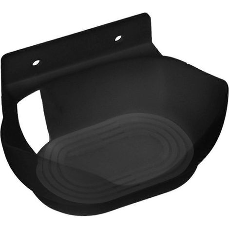 Robuste schwarze Wandhalterung für den Google Nest Audio Smart Speaker, platzsparend. (1/5)