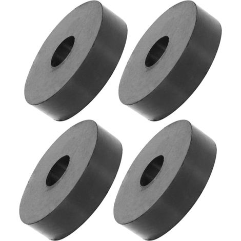 4 Stück robuste Gummiösen für Partys, schwarze runde Antivibrationspads, einfache Montage an Geräten und Maschinen (1/5)