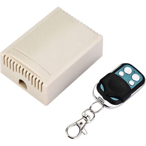 4-Kanal-Funkschalter (433 MHz) mit Sender und Empfänger, DC12V-Fernbedienung
