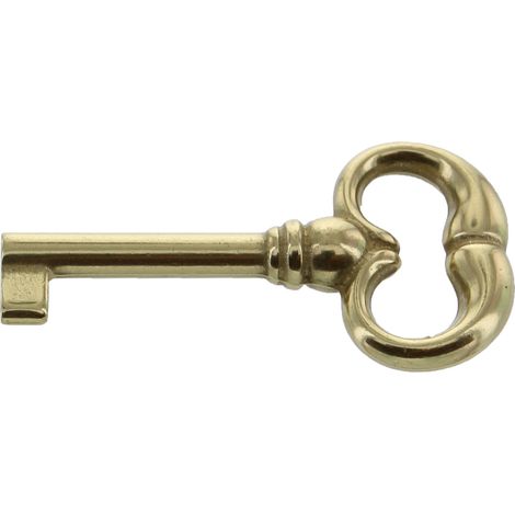 BL CHIAVE PER MOBILI 33730 OTTONE LUCIDO 2 PZ- METAL STYLE- 5,0 blister