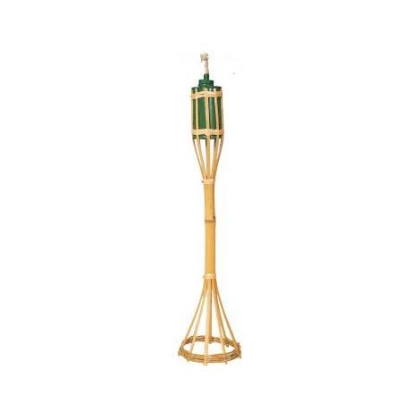 Torche en bambou 50 cm h cuve me'tallique 0,200 l pour jardin exte'rieur (1/2)
