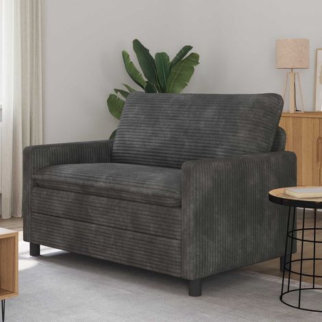 Sofá Gris oscuro 126 x 81 x 87,5 cm Poliéster